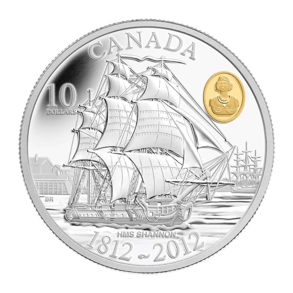 2012 $10 HMS Shannon - Pure Silver Coin
SKU: 119227