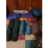 Camping Bundle Including: Ground Mats, Chairs, Sleeping Bags