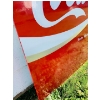 Image 7 : Stunning Hand Crafted Coca Cola Sign in Mint Conditions-49"TX96"L