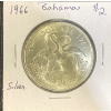 Image 1 : 1966 Bahamas 2 Dollar Coin 92.5% Silver 29.8 Grams 