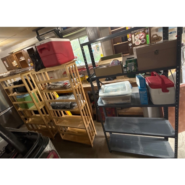 3 Shelves Incl. Metal Shelf, Contents NOT Included (36W, 70T) 