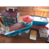Image 1 : Vintage Fischer Price Airport, Sesame Street Building, Chatter Phone & Pocket Radio