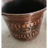 Image 6 : Copper Decor: Teapot 10 T, Pot 4.5" Top, 3.5 T, Recipe Box, Coffee Tin, Napkin Rings and More!