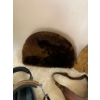 Image 4 : Vintage Outdoor Gear Set with Fur Hat, Walking Stick, Leather Accessories, and More
