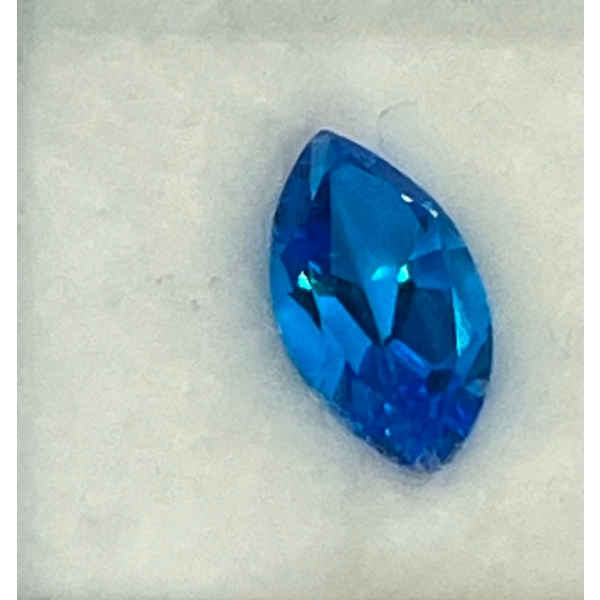 Certificate of Authenticity Blue Topaz 6.5 karat