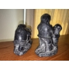 Image 4 : A Wolf Original Indigenous Art Sculptures, Hand Made in Canada - 4Pcs, 8L 