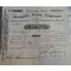 Image 2 : Vintage Share Certificate For One Share In The Adelphi Bank Limited A Liverpool-Based Bank.