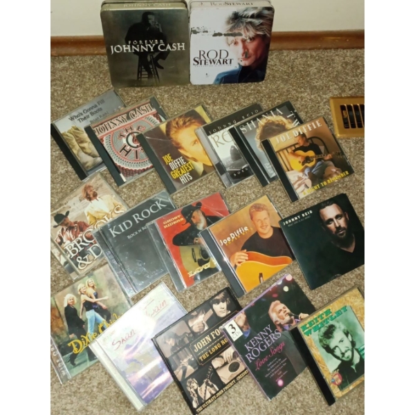   Bundle Of Easy Listening CD's  Shania Twain, Johnny Cash, Kid Rock,  Brooks & Dunn and More