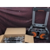 Image 1 : Kubota Folding Hand Truck and Box of Dumbbell Bars