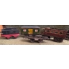 Image 3 : Antique American Flyer Line Wind-Up Train & Train Cars (Very Old) 
