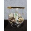 Image 9 : Sea Shells Galore + Purple Crystal Candle Holders, Crystal Bell + Fossils