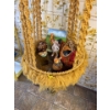 Image 3 : Vintage Macrame Plant Holder 80" Long With A Variety Roster pictures & Collectables 