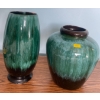 Image 1 : Vintage Two BMP Vases Taller Vase Has Chip 11 Inches High