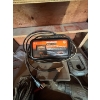 Image 3 : desk with drills, laser level, Mastercraft battery charger and contents in the desk


