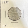 Image 1 : 1932 EF Canadian Quarter 80% Silver