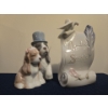 Image 2 : NAO By LLADRO 'Together Forever' Dog Porcelain Figure 2004 w/ Lladro Society Plaque 1998 (7T) 
