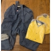 Image 1 : Size XL Workwear -Bibbed Coveralls w/ 2 Rain Jackets