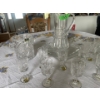 Image 2 : Crystal Pitcher, Serving Tray, 12 Small Glasses, Ice Bucket