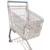 Image 4 : Four Metal Cans and One Metal Shopping Cart