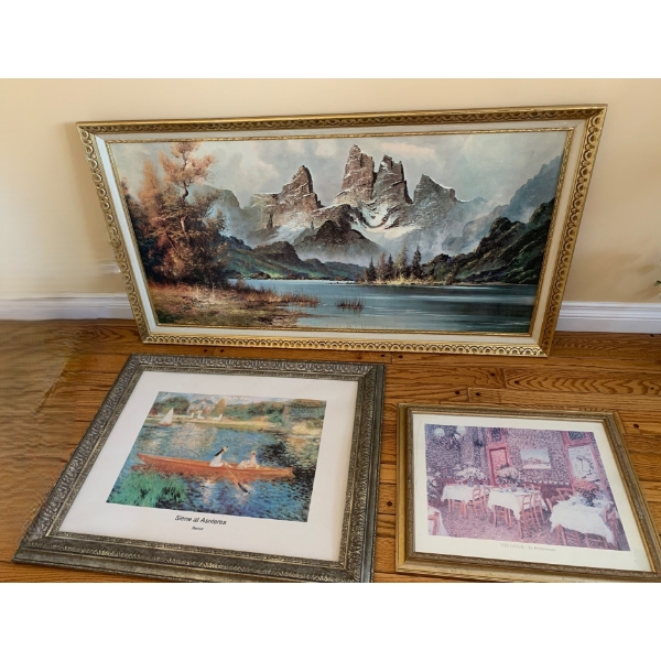 Group of Artwork & Glass Bonsai Tree 19 h