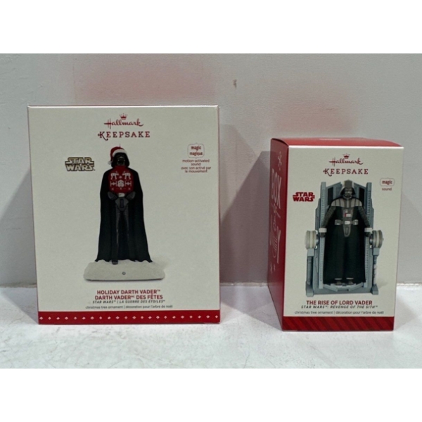 Star Wars- Holiday Darth Vadar, The Rise of Lord Vader Hallmark Ornaments