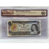 Image 1 : Graded Canadian 1973 $1 UNC Prefix: *GU