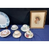 Image 3 : Collection of Teacup & Saucer Sets with Two Needlework Art Pieces and more