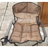 Image 4 : Oversized Hard Arm Camping Chair and Dodge Chrome Bar Stool, 29 Inches High