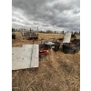 Image 1 :  large amount of steel cages stanchions pipe and several pieces of sheet metal already for the scrap