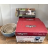 Image 1 : New In Box Grill Smith Fish Fryer Kit, Colored Bowl Set and More 