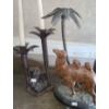 Elephant 11 T and Camel 14 T Candleholders, Height Without Candles 