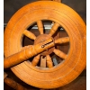 Image 2 : Antique Wool Primitive 19th Century Wood Spinning Wheel