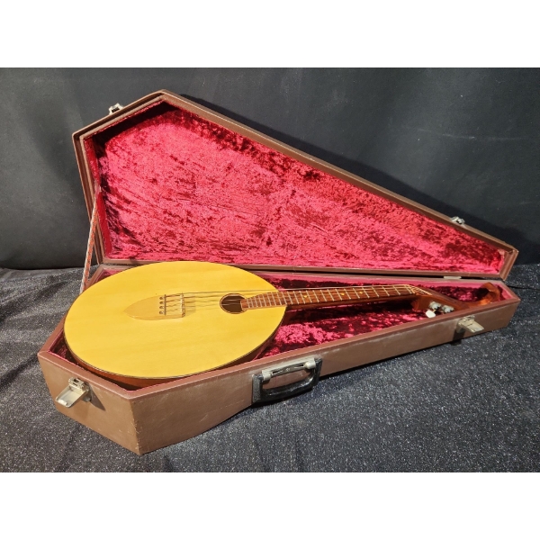 Vintage Kobza, Plucked String Lute in Case. Great Condition!