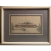 Image 1 : Framed Architectual Sketch By M.E.Larson  21/100