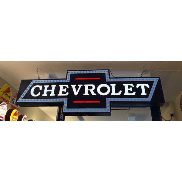 Awesome Large Collectible Chevrolet Hanging Sign - 10Ft Wide, 4 Ft Tall BRING HELP 