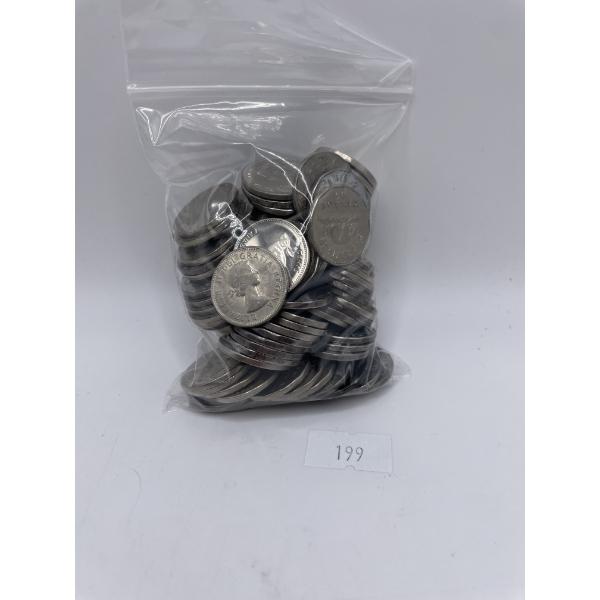 Bag Full of Canadian Modern Nickles