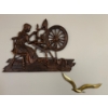 Image 2 : Decorative Metal Art 26x20 Copper Homesteader w/ Brass Seagulls