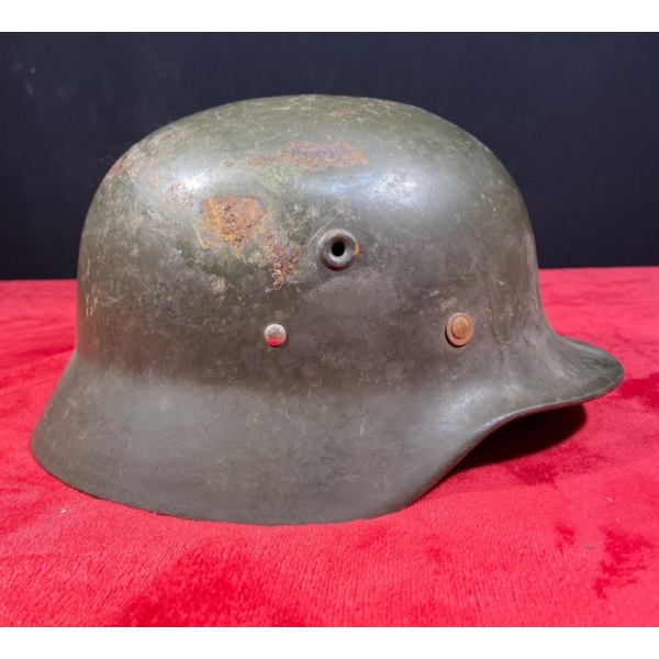 Military German Helmet & Finnish Boots from WW2