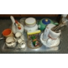 Image 1 : Assortment of Vintage China & Pottery  Dishes and Kitchenware  Cups, Mugs, Floral Art, Teapots & Mor