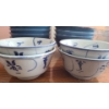 Image 2 : Blue and White Rice Bowls- Larger: 6 W, 3 T and Smaller: 5 W, 2 T 
