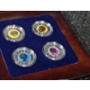 Image 7 : 2011-2012 Full Moon 92.5% Sterling Silver and Niobium 4-Coin Set in Display Case - #2