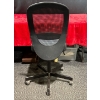 Image 2 : Light Blue Rolling Swivel Chair, Adjustable Seat Height (17.5Wx19Dx47H)