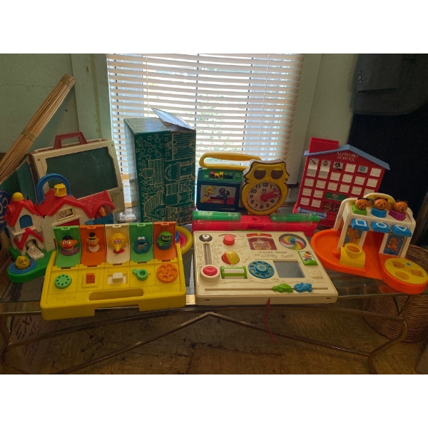 Collection of Retro Baby and Toddler Toys