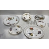 Image 1 : Wedgewood "Fruit Sprays" Dish Set with Glass Shakers