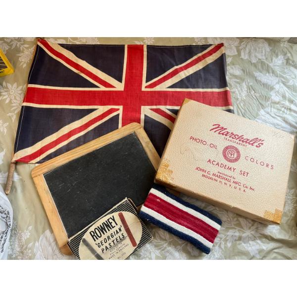 vintage Marshall's Transparent Photo-Oil Colors Academy Set, manufactured by the John G. Marshall Mf