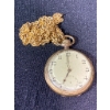 Image 5 : Omega Pocket Watch with Gold-Tone Case and Chain, Swiss Made