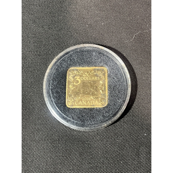 2006 $3 Square Coin