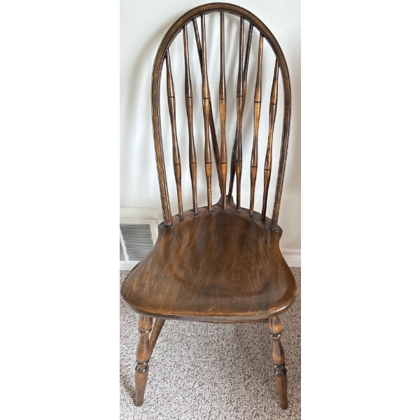 Antique Windsor Back Chair In Pristine Condition 32T 