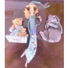Image 4 : Oval Framed 'Blue Boy' Artwork with Multiple Accessories