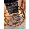 Image 4 : Original Pretzel Rattan Swivel Chair In Amazing Condition all original never refinished. 41”H 

27”w